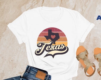 Texas Shirt, Texas Fan Shirt, Vintage Texas Shirt, Texas Pride, Texas Women Gifts, Texas State Shirts, Texas T-Shirt, Texas Cities Shirt