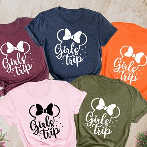 Disney Girls Trip Shirt, Disney Trip Shirt, Disney Shirt, Disney Women Trip Shirt, Disneyland Shirt, Mickey And Minnie, Disney Vacation Gift