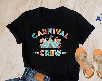 Carnival Crew Shirt, Carnival Birthday Shirt, Ring Leader Birthday Shirt, Birthday Staff Shirt, Matching Birthday Family Tee, Birthday Gift
