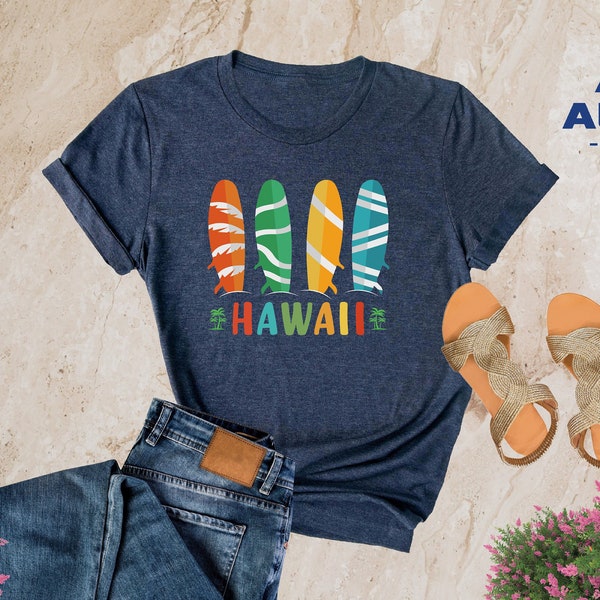 Hawaii T-Shirt, Aloha Shirt, Summer Shirt, Floral Hawaii Shirt, Hawaii Family Vacation Shirts, Spring Shirts, Hawaii Trip Tee, Summer Shirt