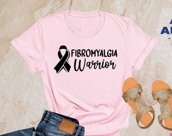 Fibromyalgia Warrior Shirt, Chronic Illness, Invisible Illness, Fibromyalgia Aware, Chronic Pain, Fibromyalgia Ribbon Shirt, Chronic Fatigue