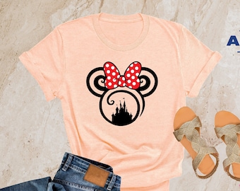 Minnie Disney Shirt, Minnie Mouse Shirt, Minnie Shirts For Women, Cute Disney Shirts, Disney Family Shirts, Disney Trip Shirt, Gift For Her