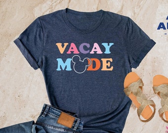 Vacay Mode Shirt, Disney Trip Shirt, Family Matching Disney Shirt, Disney Vacation Shirt, Disney Family Shirts, Disney Cruise Shirt, Mickey
