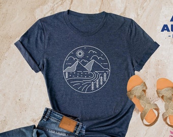 Adventure Shirt, Adventure Shirt, Camping Shirts, Mountain TShirt, Hiker Shirt, Nature Lover Shirt, Camping Gift, Vacation Shirt, Camper Tee