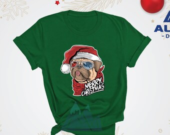 Christmas Dog Shirt, Christmas Shirt, Dog Lover Gift, Christmas Party, Merry Christmas, Dog Shirt, Christmas Vacation, Santa Claus Shirt