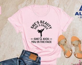 Taekwondo Girl Shirt, Taekwondo Gifts, Karate Trainer Shirt, Black Belt Shirt, Black Belter Gift, Taekwondo Instructor Shirt, Karate Student