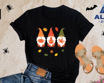 Thanksgiving Gnomes, Thanksgiving Shirt, Thanksgiving Gift, Family Thanksgiving Tee, Pumpkin Shirt, Gnome Shirt, Fall Shirt, Halloween Shirt