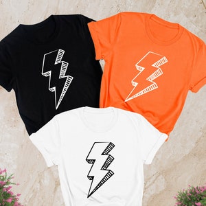 Lightning Bolt T-Shirt, Lightning Thunder Shirt, Flash T-Shirts, Lightning Lover Tops, Storm Tee, Lightning Lover T-Shirt, Unisex Tee