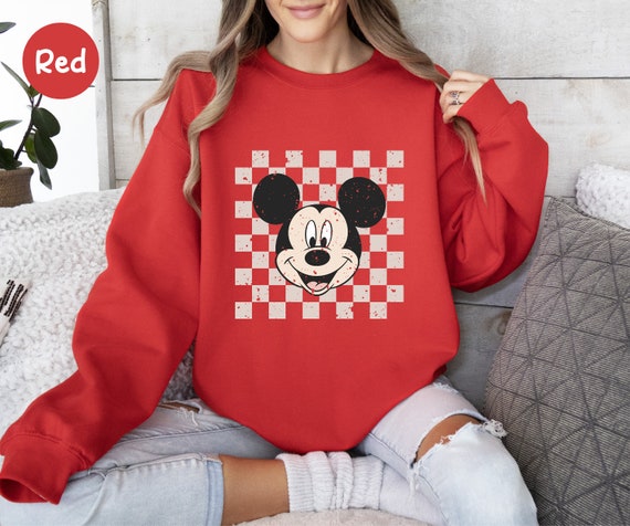 トップス Disney Mickey Vintage Sweat MADE IN USA Vintage Disney Mickey Mouse Sweatshirt Sz L 80s 90s USA Made