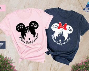 Disney Family Vacation 2026 Shirt, Disney Trip Shirts, Disney Castle Shirt, Disney Family Shirts, Family Vacation, Disney Trip, Mickey Shirt