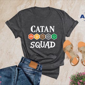 Catan Squad Shirt, Funny Catan Shirt, Catan Resource Shirt, Catan Family Shirts, Settlers of Catan, Catan Lover Shirts, Board Game T-Shirts