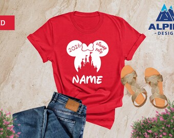 Custom Disney Trip 2026 Family Sweatshirt, Disney Matching Shirt, Disney Vacation Shirt, Disney Trip Your Family Name Gift, Disney Trip 2026