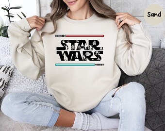 Star Wars Disney Sweatshirt, Disney Trip Crewneck, Star Wars Characters Shirt, Star Wars Mickey Sweater, Disney Men Gift, Darth Vader Shirt