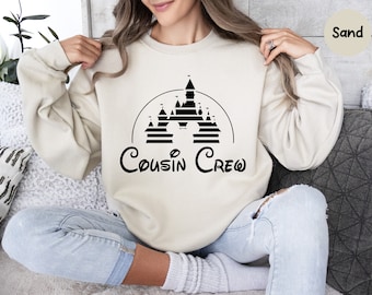 Cousin Crew Disney Sweatshirt, Matching Disney Cousin Shirts, Disney Vacation Sweatshirt, Disneyworld Shirts, Mickey Mouse, Kid Mickey Shirt