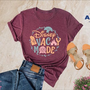 Vacay Mode Shirt, Disney Vacay Mode T-Shirt, Disney Vacation Shirts, Vacation Shirt, Disney World Shirt, Disneyland Trip Shirt, Disney Shirt
