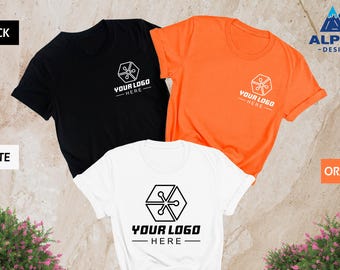 Custom Logo Shirts, Personalized Logo Shirt, Custom Design Shirt, Custom Text Shirt, Your Business Logo or Brand Logo Tee, Team Logo T-Shirt