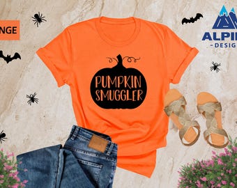 Pumpkin Smuggler Shirt, Halloween Shirt, Halloween Party Shirt, Halloween Costume, Happy Halloween T-Shirt-Halloween Gifts, Funny Halloween