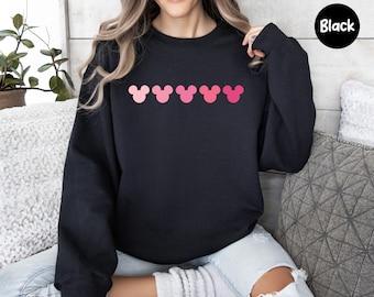 Mickey Sweatshirt, Mickey Colors Sweatshirt, Mickey Head Sweatshirt, Mickey Sweater, Disneyland Shirt, Disney Trip Sweatshirt, Mouse Sweater