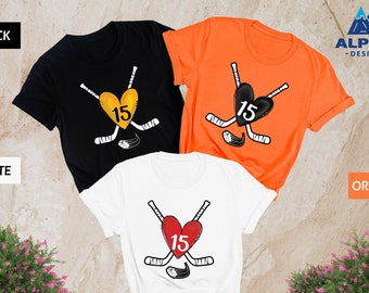 Custom Hockey Shirt, Hockey Shirt, Hockey Mom Shirt, Hockey Mom Shirt, Personalized Hockey Tee, Hockey Gift, Hockey Dad, Hockey Gift For Her