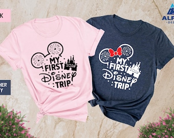 My First Disney Trip 2026, Minnie Mickey Shirt, Disney Couple Shirt, Disney Family Shirt, Disneyworld Tee, Mickey Minnie Mouse, Disney Shirt