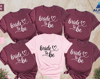 Bride Shirt, Bride to Be Shirt, Engagement, Honeymoon Shirt, Bridal Gift, Wedding Shirt, Bridal Shower Gift, Bride T-shirt, Future Mrs Shirt