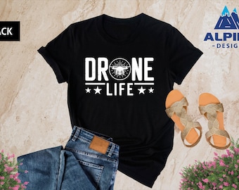 Drone Life Shirt, Drone Pilot Shirt, Pilot Gifts For Men, Pilot Gifts, Dji Drone Pilot, Pilot Shirt, Aviation Shirt, Funny Pilot T Shirt