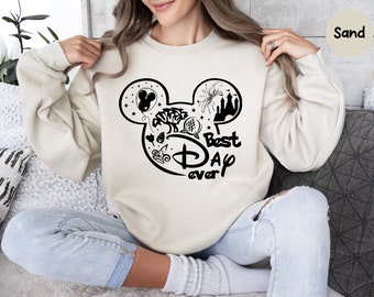Best Day Ever Sweatshirt, Disney Sweatshirt, Disney Trip Shirt, Disneyland Trip, Disney Vacation Shirt, Disney Family, Disney World Shirt
