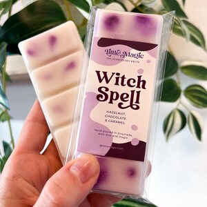 Haselnuss-Schokoladen-Karamell-Wachsschmelze: Veganes Soja-Wachs, Hexenzauber-Duft