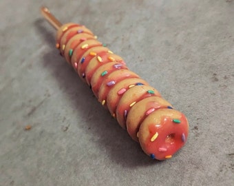 Doughnut Stack Crochet Hook / Custom Crochet Hooks / Unique Crochet Hooks / Crochet Gift / Ergonomic Crochet Hook / Cute / Made To Order