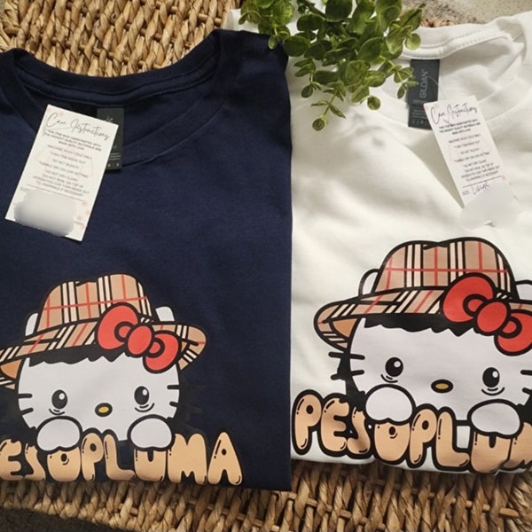 Peso Pluma Kawaii Shirt-Cute Peso Pluma Shirt-Kawaii Double P Shirt-Peso Pluma Unisex tshirt-Peso Pluma Fan Shirt-Doble P Shirt-PP Shirt