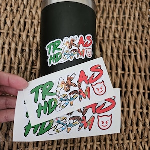 TRAKAS HDSPM Vinyl Decal-Trakas Vinyl Mexican Decal-Trakas Mexican Flag vinyl decal-Trakas hydro decal-Trakas Car Vehicle decal-Trakas Vinyl