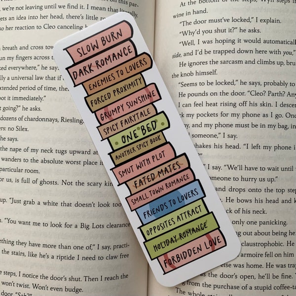 Romance Trope Bookmark | Gift for Readers