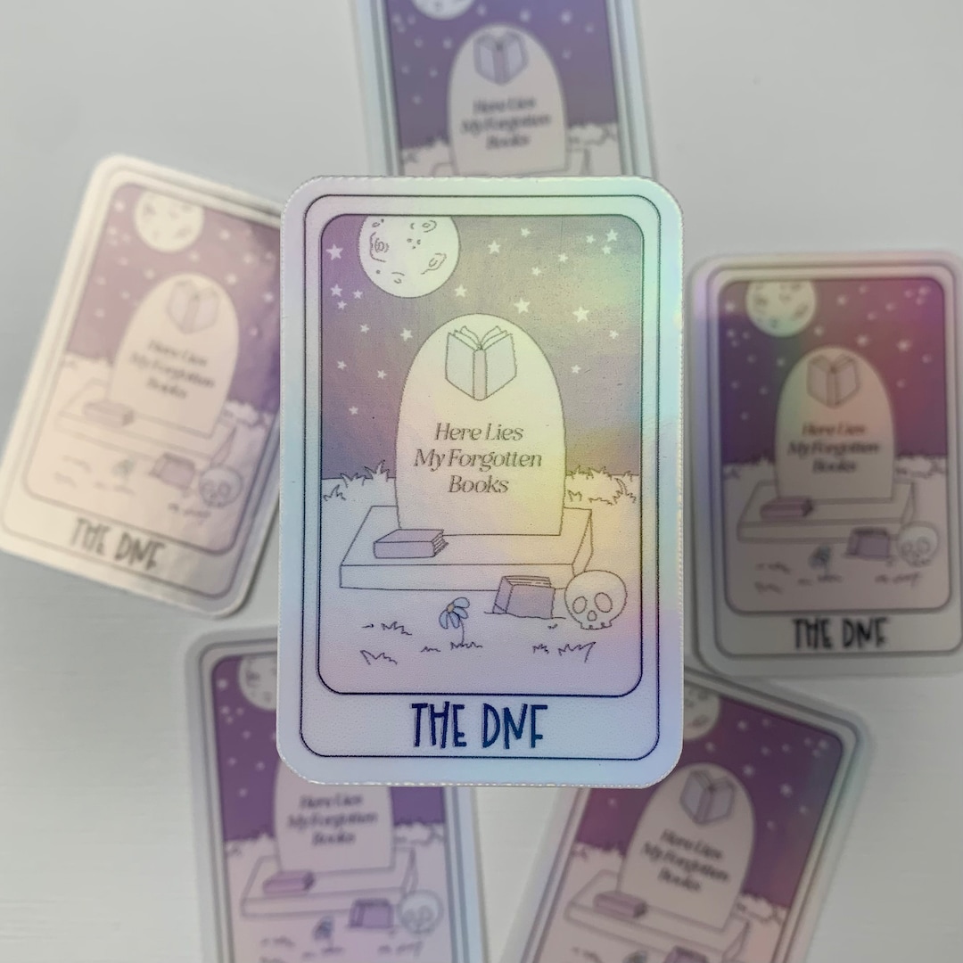 Dnf Sticker The DNF Book Tarot Card Sticker Kindle Sticker Gifts for Readers - Etsy