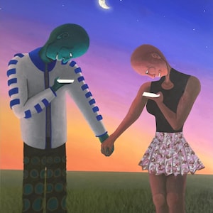 Painting- &quot;2 Figures&quot;