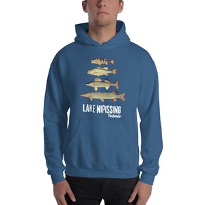Fish of Lake Nipissing Unisex Hoodie
