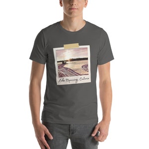 Lake Nipissing Ice Fishing Unisex t-shirt