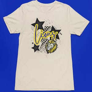 Retro Lions School Spirit PNG digital file design download! Sports-high school mascots!