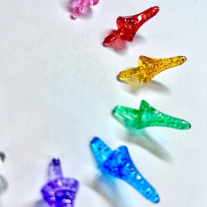 Astro Ceramic Christmas Tree Lights: Retro Glitter Sparkle, Assorted Colors