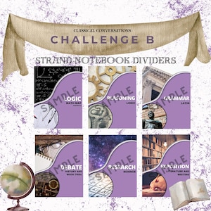 Classical Conversations Challenge B Strand Covers for Notebooks/Binders