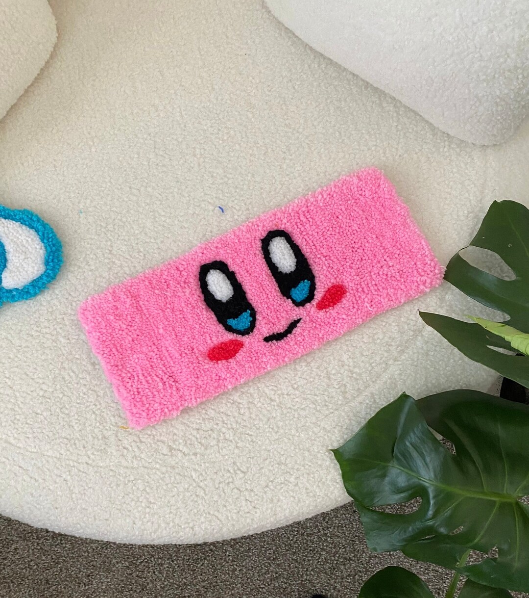 Pink Puff Keyboard Rug Anime Decor Office Decor Custom Tufted Rugs Game ...