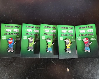 Ninja Greedy Enamel Hat Pin