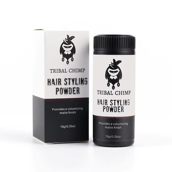 Tribal Chimp Hair Styling Powder, Volumizing Texture Powder, Long-Lasting Stylin