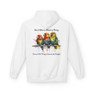 Marley Hoodie, Reggae Vibe Hoodie, 3 Little Birds Hoodie, Reggae Hoodie, Reggae Lover Gift Hoodie