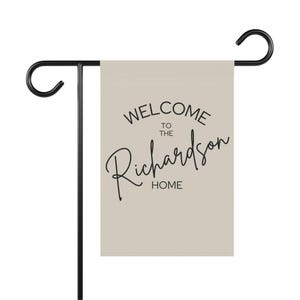 Custom Family Garden Flag, family garden flag, last name garden flag