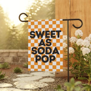 Tennessee Garden Flag- Sweet As Soda Pop (checkerboard), Tennessee Garden Flag, Tennessee Flag