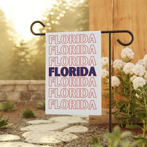 Florida Garden Flag- Cute Trendy Florida Gators Garden Flag, Florida Yard Sign, Unique Florida Sign, Florida Merch, Florida Gators
