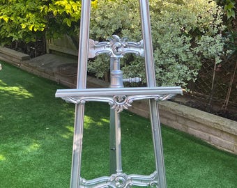 For Hire Silver Easel: Ornate Display Stand