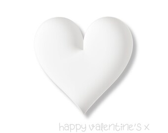 Valentine's Card | Minimalist Folded Card 140mm Square