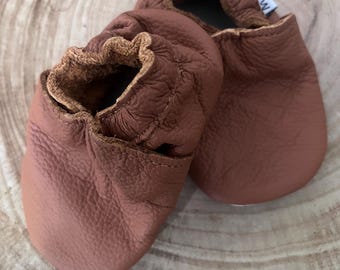 Baby Shoes: Leather and Suede for  Comfort