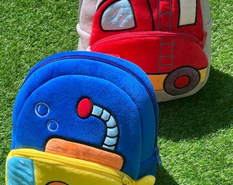 Backpack: Smart plush velvet like